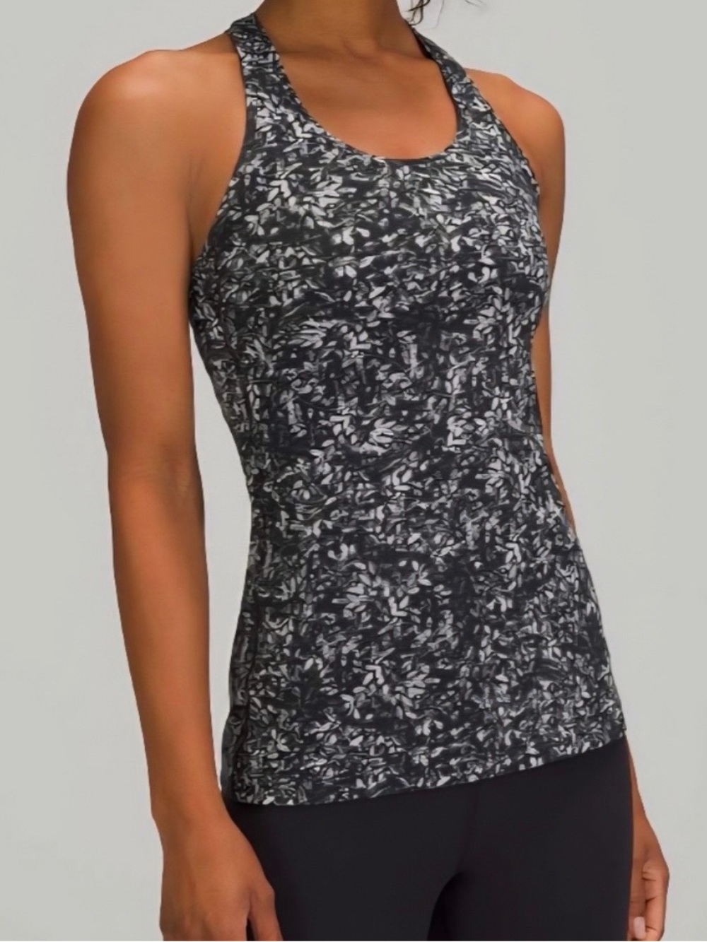 Lululemon Cool Racerback Tank – Nulu Blossom Overlay Starlight